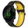 Per Garmin Forerunner 158 Cinturino in silicone bicolore traspirante da 20 mm (nero + giallo) Per Garmin Forerunner 158 Cinturino in silicone bicolore traspirante da 20 mm (nero + giallo)