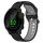 Per Garmin Forerunner 158 Cinturino in silicone bicolore traspirante da 20 mm (nero + grigio) Per Garmin Forerunner 158 Cinturino in silicone bicolore traspirante da 20 mm (nero + grigio)