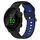 Per Garmin Forerunner 158 Cinturino in silicone bicolore traspirante da 20 mm (nero + blu) Per Garmin Forerunner 158 Cinturino in silicone bicolore traspirante da 20 mm (nero + blu)