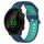 Per Garmin Forerunner 158 Cinturino in silicone bicolore traspirante da 20 mm (blu + verde acqua) Per Garmin Forerunner 158 Cinturino in silicone bicolore traspirante da 20 mm (blu + verde acqua)