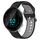 Per Garmin Forerunner 55 Cinturino in silicone bicolore traspirante da 20 mm (nero + grigio) Per Garmin Forerunner 55 Cinturino in silicone bicolore traspirante da 20 mm (nero + grigio)