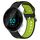 Per Garmin Forerunner 55 Cinturino in silicone bicolore traspirante da 20 mm (nero + verde lime) Per Garmin Forerunner 55 Cinturino in silicone bicolore traspirante da 20 mm (nero + verde lime)
