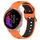 Per Garmin Venu Cinturino in silicone bicolore traspirante da 20 mm (arancione + nero) Per Garmin Venu Cinturino in silicone bicolore traspirante da 20 mm (arancione + nero)