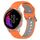 Per Garmin Venu Cinturino in silicone bicolore traspirante da 20 mm (arancione + grigio) Per Garmin Venu Cinturino in silicone bicolore traspirante da 20 mm (arancione + grigio)