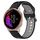 Per Garmin Venu Cinturino in silicone bicolore traspirante da 20 mm (nero + grigio) Per Garmin Venu Cinturino in silicone bicolore traspirante da 20 mm (nero + grigio)
