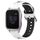 Per Garmin Venu SQ Cinturino in silicone bicolore traspirante da 20 mm (bianco + nero) Per Garmin Venu SQ Cinturino in silicone bicolore traspirante da 20 mm (bianco + nero)