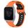 Per cinturino in silicone bicolore traspirante da 20 mm Garmin Venu SQ (arancione + nero) Per cinturino in silicone bicolore traspirante da 20 mm Garmin Venu SQ (arancione + nero)