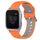 Per Garmin Venu SQ 20mm cinturino in silicone bicolore traspirante (arancione + grigio) Per Garmin Venu SQ 20mm cinturino in silicone bicolore traspirante (arancione + grigio)