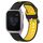 Per Garmin Venu SQ Cinturino in silicone bicolore traspirante da 20 mm (nero + giallo) Per Garmin Venu SQ Cinturino in silicone bicolore traspirante da 20 mm (nero + giallo)