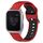 Per Garmin Venu SQ Cinturino in silicone bicolore traspirante da 20 mm (rosso + nero) Per Garmin Venu SQ Cinturino in silicone bicolore traspirante da 20 mm (rosso + nero)
