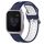 Per Garmin Venu SQ Cinturino in silicone bicolore traspirante da 20 mm (blu notte + bianco) Per Garmin Venu SQ Cinturino in silicone bicolore traspirante da 20 mm (blu notte + bianco)