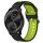 Per Garmin VivoMove Style Cinturino in silicone bicolore traspirante da 20 mm (nero + verde lime) Per Garmin VivoMove Style Cinturino in silicone bicolore traspirante da 20 mm (nero + verde lime)