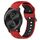 Per Garmin VivoMove Style Cinturino in silicone bicolore traspirante da 20 mm (rosso + nero) Per Garmin VivoMove Style Cinturino in silicone bicolore traspirante da 20 mm (rosso + nero)