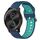 Per Garmin VivoMove Style Cinturino in silicone bicolore traspirante da 20 mm (blu + verde acqua) Per Garmin VivoMove Style Cinturino in silicone bicolore traspirante da 20 mm (blu + verde acqua)