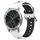Per Garmin VivoMove Luxe Cinturino in silicone bicolore traspirante da 20 mm (bianco + nero) Per Garmin VivoMove Luxe Cinturino in silicone bicolore traspirante da 20 mm (bianco + nero)