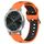Per Garmin VivoMove Luxe Cinturino in silicone bicolore traspirante da 20 mm (arancione + nero) Per Garmin VivoMove Luxe Cinturino in silicone bicolore traspirante da 20 mm (arancione + nero)