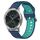 Per Garmin VivoMove Luxe Cinturino in silicone bicolore traspirante da 20 mm (blu + verde acqua) Per Garmin VivoMove Luxe Cinturino in silicone bicolore traspirante da 20 mm (blu + verde acqua)