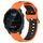 Per Garmin Forerunner 245 Cinturino in silicone bicolore traspirante da 20 mm (arancione + nero) Per Garmin Forerunner 245 Cinturino in silicone bicolore traspirante da 20 mm (arancione + nero)