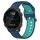 Per Garmin Forerunner 245 Cinturino in silicone bicolore traspirante da 20 mm (blu + verde acqua) Per Garmin Forerunner 245 Cinturino in silicone bicolore traspirante da 20 mm (blu + verde acqua)