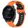 Per Garmin Forerunner 245 Music Cinturino in silicone bicolore traspirante da 20 mm (arancione + nero) Per Garmin Forerunner 245 Music Cinturino in silicone bicolore traspirante da 20 mm (arancione + nero)
