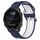 Cinturino in silicone bicolore traspirante da 20 mm per Garmin Forerunner 245 Music (blu notte + bianco) Cinturino in silicone bicolore traspirante da 20 mm per Garmin Forerunner 245 Music (blu notte + bianco)