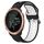 Per Garmin Forerunner 645 Music Cinturino in silicone bicolore traspirante da 20 mm (nero + bianco) Per Garmin Forerunner 645 Music Cinturino in silicone bicolore traspirante da 20 mm (nero + bianco)