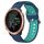 Per Garmin Forerunner 645 Music Cinturino in silicone bicolore traspirante da 20 mm (blu + verde acqua) Per Garmin Forerunner 645 Music Cinturino in silicone bicolore traspirante da 20 mm (blu + verde acqua)