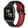 Per Garmin Forerunner Sq2 Cinturino in silicone bicolore traspirante da 20 mm (nero + rosso) Per Garmin Forerunner Sq2 Cinturino in silicone bicolore traspirante da 20 mm (nero + rosso)
