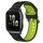 Per Garmin Forerunner Sq2 Cinturino in silicone bicolore traspirante da 20 mm (nero + verde lime) Per Garmin Forerunner Sq2 Cinturino in silicone bicolore traspirante da 20 mm (nero + verde lime)