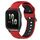 Per Garmin Forerunner Sq2 Cinturino in silicone bicolore traspirante da 20 mm (rosso + nero) Per Garmin Forerunner Sq2 Cinturino in silicone bicolore traspirante da 20 mm (rosso + nero)