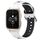 Per Garmin Forerunner Sq2 Music Cinturino in silicone bicolore traspirante da 20 mm (bianco + nero) Per Garmin Forerunner Sq2 Music Cinturino in silicone bicolore traspirante da 20 mm (bianco + nero)