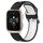 Per Garmin Forerunner Sq2 Music Cinturino in silicone bicolore traspirante da 20 mm (nero + bianco) Per Garmin Forerunner Sq2 Music Cinturino in silicone bicolore traspirante da 20 mm (nero + bianco)