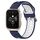 Per Garmin Forerunner Sq2 Music Cinturino in silicone bicolore traspirante da 20 mm (blu notte + bianco)