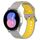 Per Huawei Watch GT3 42mm 20mm Cinturino in silicone bicolore traspirante (grigio + giallo) Per Huawei Watch GT3 42mm 20mm Cinturino in silicone bicolore traspirante (grigio + giallo)
