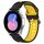 Per Huawei Watch 2 Cinturino in silicone bicolore traspirante da 20 mm (nero + giallo) Per Huawei Watch 2 Cinturino in silicone bicolore traspirante da 20 mm (nero + giallo)