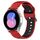 Per Huawei Watch 2 Cinturino in silicone bicolore traspirante da 20 mm (rosso + nero) Per Huawei Watch 2 Cinturino in silicone bicolore traspirante da 20 mm (rosso + nero)