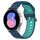For Honor Watch ES Cinturino in silicone bicolore traspirante da 20 mm (blu + verde acqua) For Honor Watch ES Cinturino in silicone bicolore traspirante da 20 mm (blu + verde acqua)