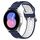 Per Honor Magic Watch2 42mm 20mm Cinturino in silicone bicolore traspirante (blu notte + bianco) Per Honor Magic Watch2 42mm 20mm Cinturino in silicone bicolore traspirante (blu notte + bianco)