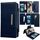 Per Samsung Galaxy S25 Ultra 5G Custodia multifunzionale in pelle con portafoglio per 7 carte (blu reale) Per Samsung Galaxy S25 Ultra 5G Custodia multifunzionale in pelle con portafoglio per 7 carte (blu reale)