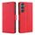 Per Samsung Galaxy S25 5G Custodia per telefono in pelle con fibbia laterale ultrasottile e flip orizzontale (rosso) Per Samsung Galaxy S25 5G Custodia per telefono in pelle con fibbia laterale ultrasottile e flip orizzontale (rosso)