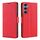 Per Samsung Galaxy S25+ 5G Custodia per telefono in pelle con fibbia laterale ultrasottile e flip orizzontale (rosso) Per Samsung Galaxy S25+ 5G Custodia per telefono in pelle con fibbia laterale ultrasottile e flip orizzontale (rosso)