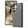 Per Samsung Galaxy S25 Ultra 5G Custodia per telefono con texture in pelle di mucca (grigio) Per Samsung Galaxy S25 Ultra 5G Custodia per telefono con texture in pelle di mucca (grigio)