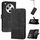 Per OPPO Find X8 Custodia per telefono in pelle con chiusura a scatto Cubic Skin Feel (nero) Per OPPO Find X8 Custodia per telefono in pelle con chiusura a scatto Cubic Skin Feel (nero)