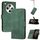 Per OPPO Find X8 Custodia per telefono in pelle con effetto pelle cubica (verde) Per OPPO Find X8 Custodia per telefono in pelle con effetto pelle cubica (verde)