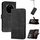 Custodia per telefono in pelle Flip Cubic Skin Feel per Honor Magic7 Pro (nero) Custodia per telefono in pelle Flip Cubic Skin Feel per Honor Magic7 Pro (nero)