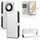 Per Honor X9c Smart / X60 5G Custodia in pelle con trama a nido d'ape (argento) Per Honor X9c Smart / X60 5G Custodia in pelle con trama a nido d'ape (argento)