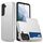 Per Samsung Galaxy S25 5G Custodia antiurto con slot per schede (bianco)