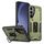 Per Samsung Galaxy S25 5G Custodia per telefono con supporto ad anello in TPU ibrido per PC (verde oliva) Per Samsung Galaxy S25 5G Custodia per telefono con supporto ad anello in TPU ibrido per PC (verde oliva)