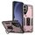 Per Samsung Galaxy S25 5G Custodia per telefono con supporto ad anello in TPU ibrido per PC (oro rosa) Per Samsung Galaxy S25 5G Custodia per telefono con supporto ad anello in TPU ibrido per PC (oro rosa)