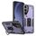 Per Samsung Galaxy S25 5G Custodia per telefono con supporto ad anello in TPU ibrido per PC (viola) Per Samsung Galaxy S25 5G Custodia per telefono con supporto ad anello in TPU ibrido per PC (viola)